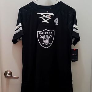 NFL Las Vegas Raiders Jersey Derek Carr Women's XL